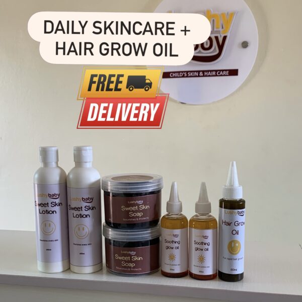 Back to School Promo ( Double skincare essentials with hair grow oil + FREE DELIVERY )